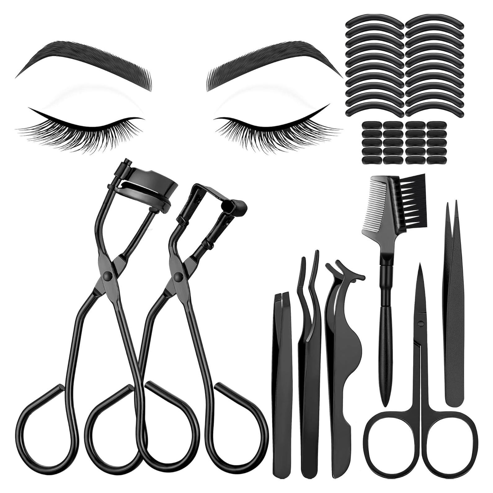 Juego de Herramientas de Maquillaje Mudder 48 Pcs Rizador de Pestañas