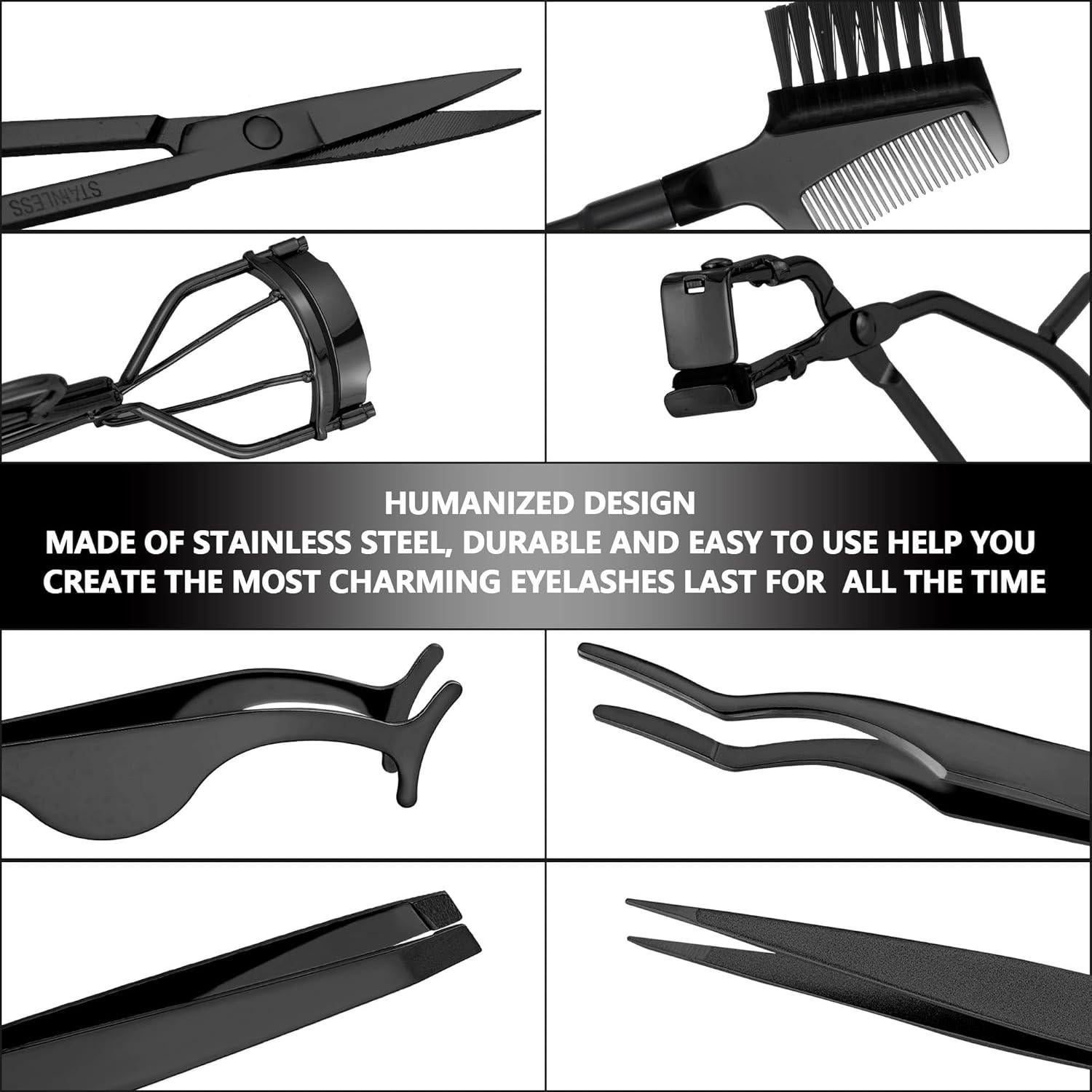 Juego de Herramientas de Maquillaje Mudder 48 Pcs Rizador de Pestañas