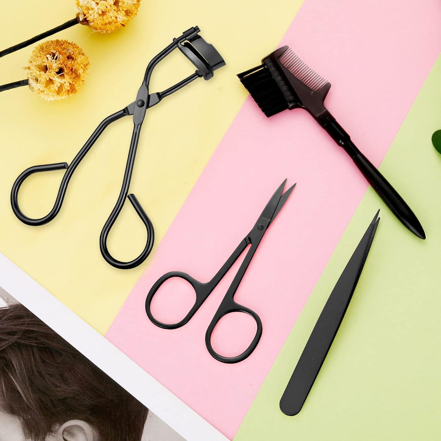 Juego de Herramientas de Maquillaje Mudder 48 Pcs Rizador de Pestañas