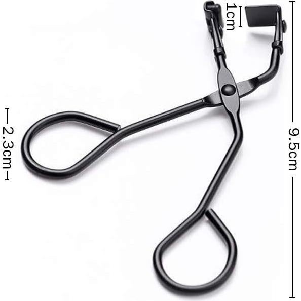 Rizador de Pestañas Mini de Metal con Almohadillas de Silicona