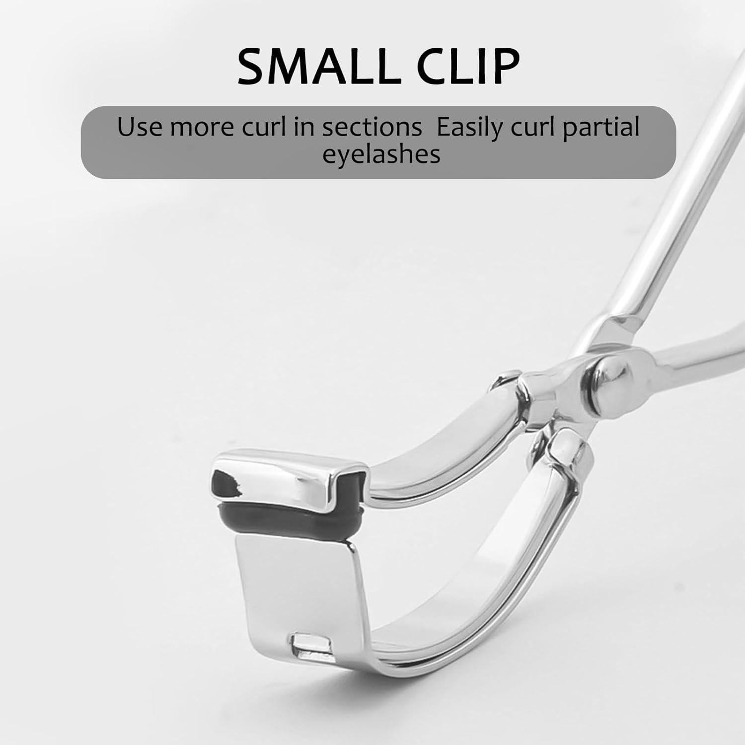 Rizador de Pestañas Pequeño PKRFCJ, Acero Inoxidable, 2 Pcs