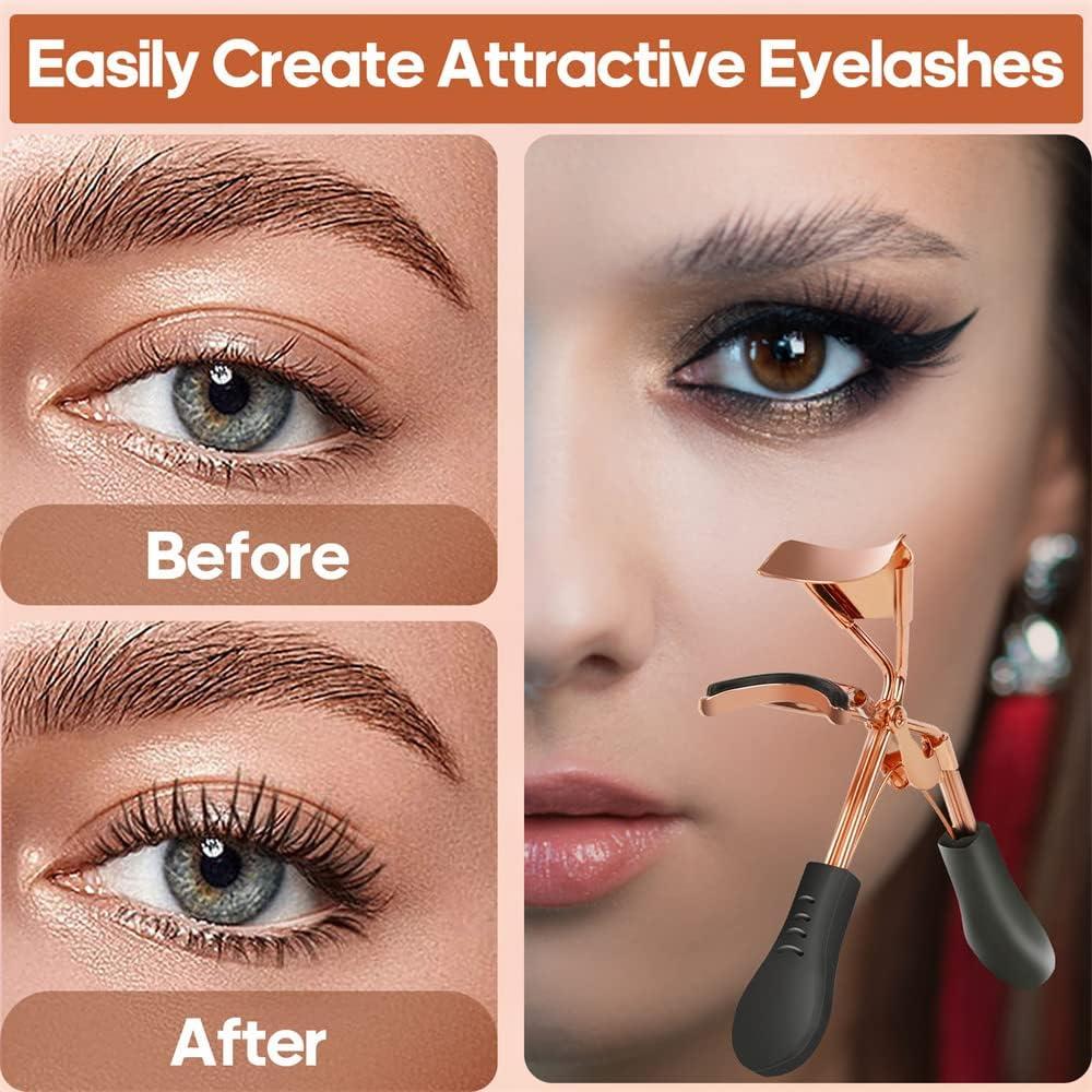 Rizador de Pestañas LOGRRMTH con 10 Almohadillas de Silicona