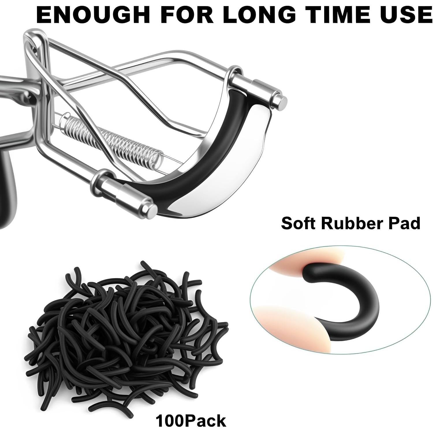 Recargas de rizador de pestañas Pdtwq 30 unidades silicona