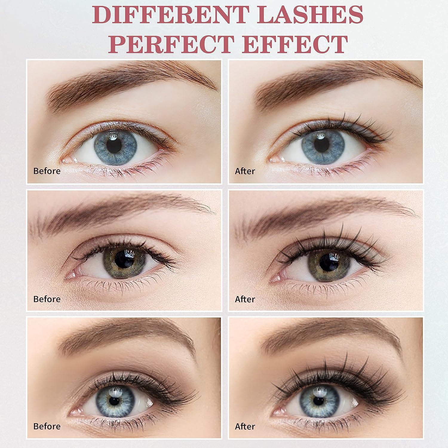 Rizador de Pestañas Calentado LICNIA Rosa con Pantalla LCD