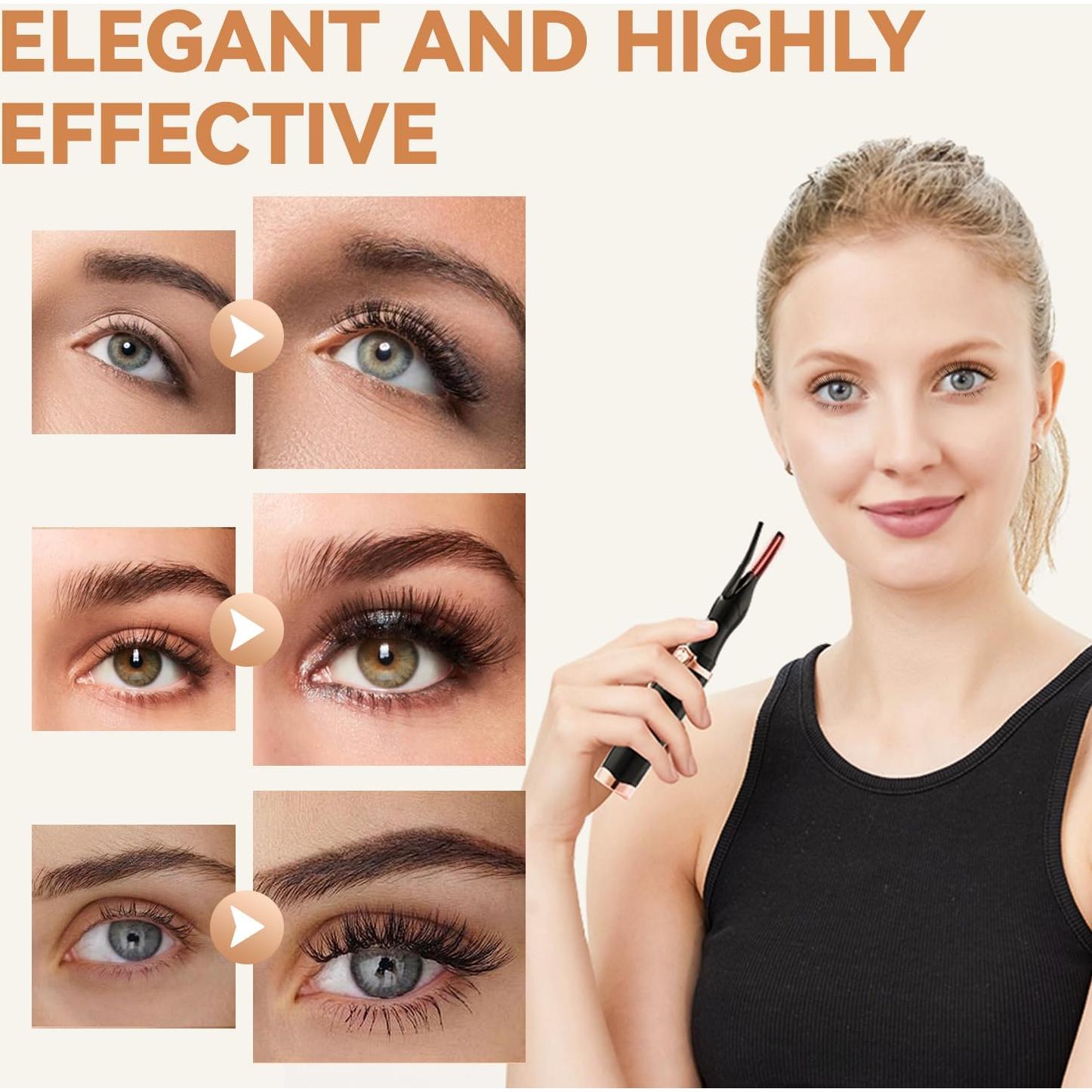 Rizador de Pestañas Calentado Jxbiu USB Recargable 3 Temperaturas