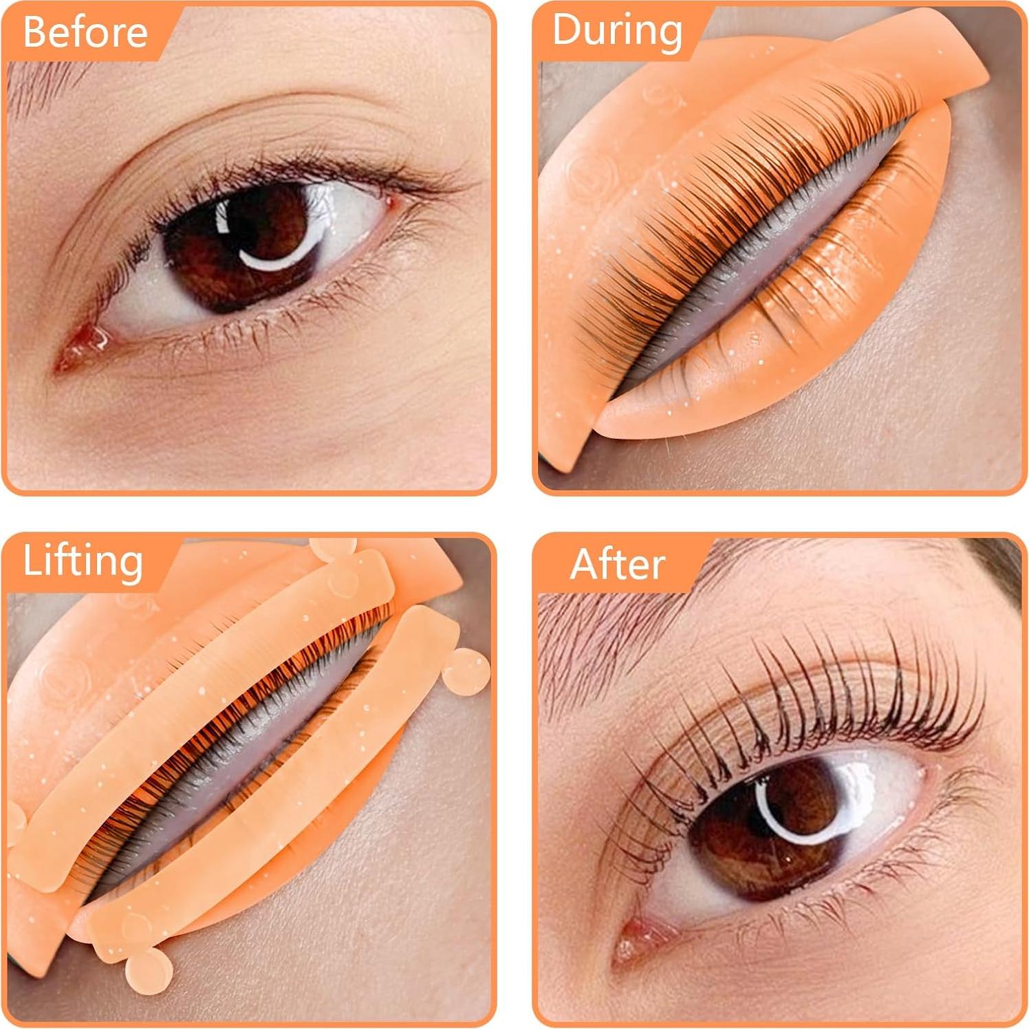 Cinta de Elevación de Pestañas PERMANIA 5 Pcs Silicona Suave