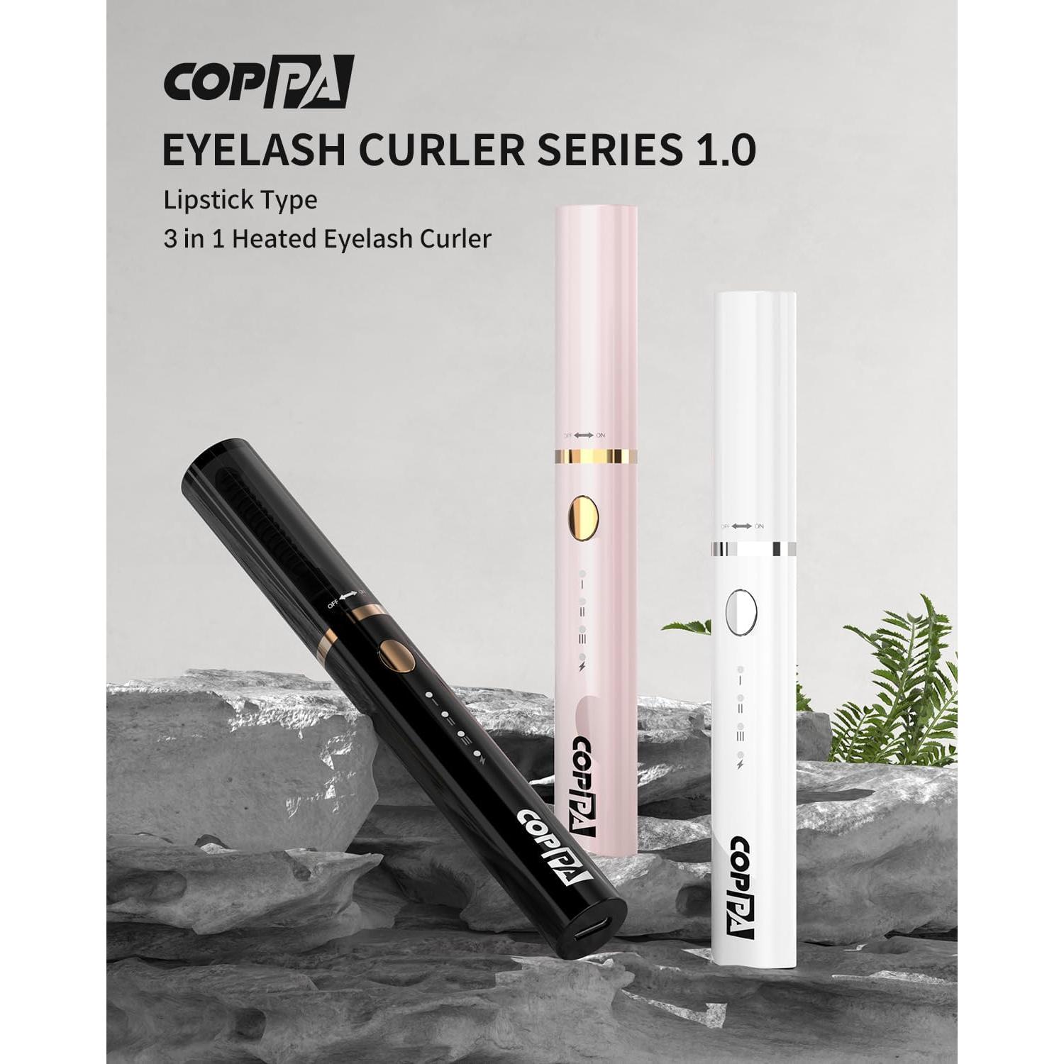 Rizador de Pestañas Eléctrico COPPA LP-1 3 en 1 Blanco