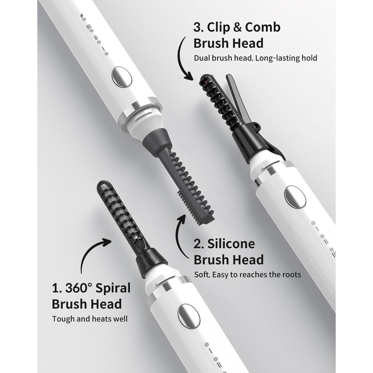 Rizador de Pestañas Eléctrico COPPA LP-1 3 en 1 Blanco