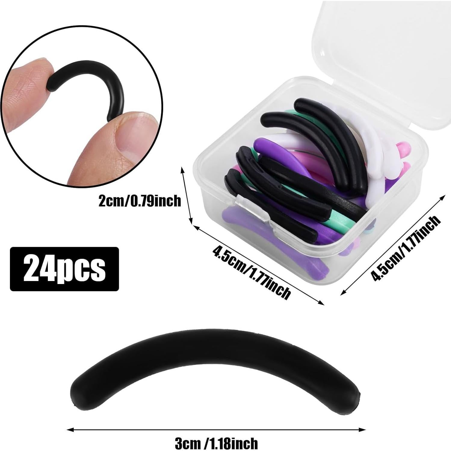 24 Almohadillas de Reemplazo para Rizador de Pestañas BOXOB