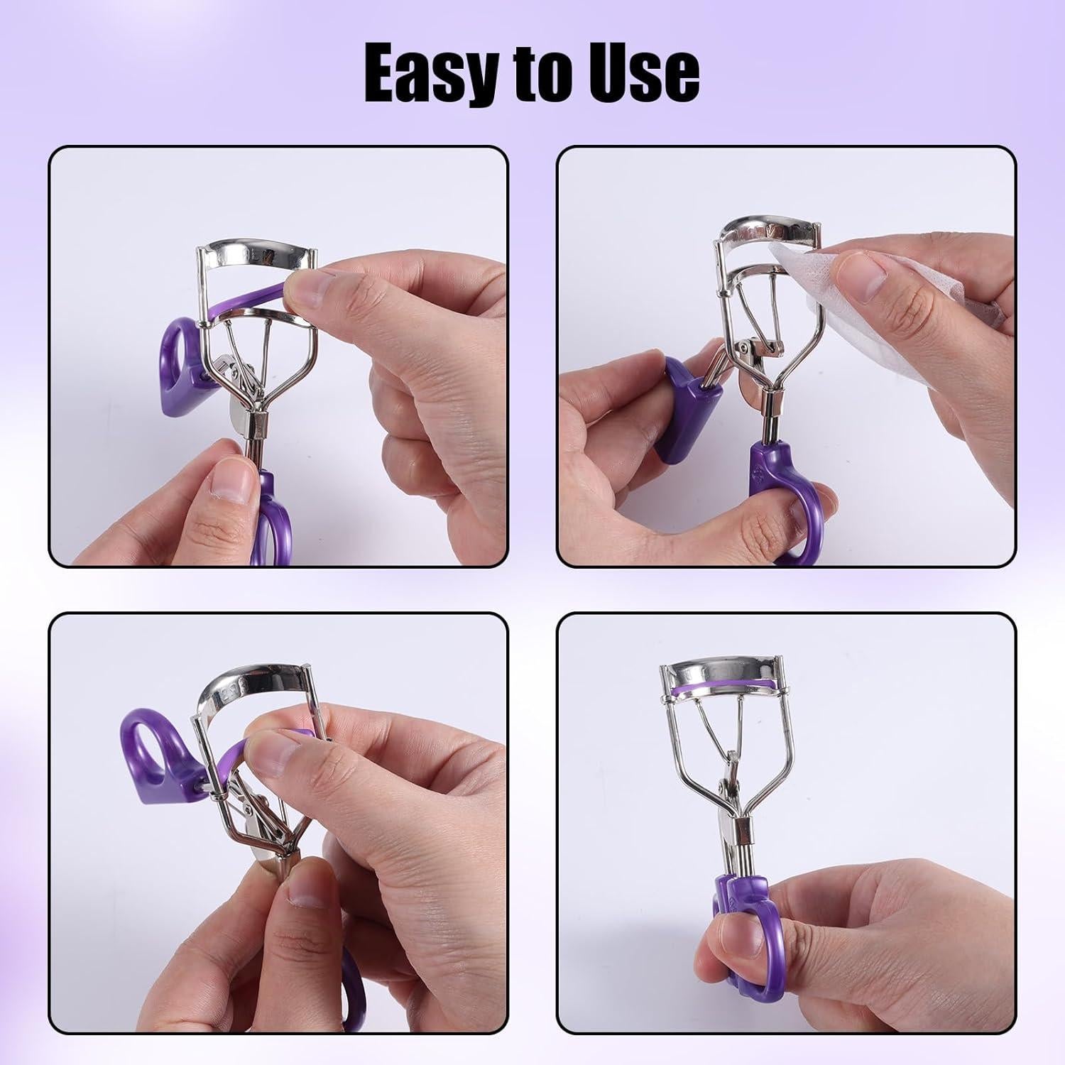 24 Almohadillas de Reemplazo para Rizador de Pestañas BOXOB