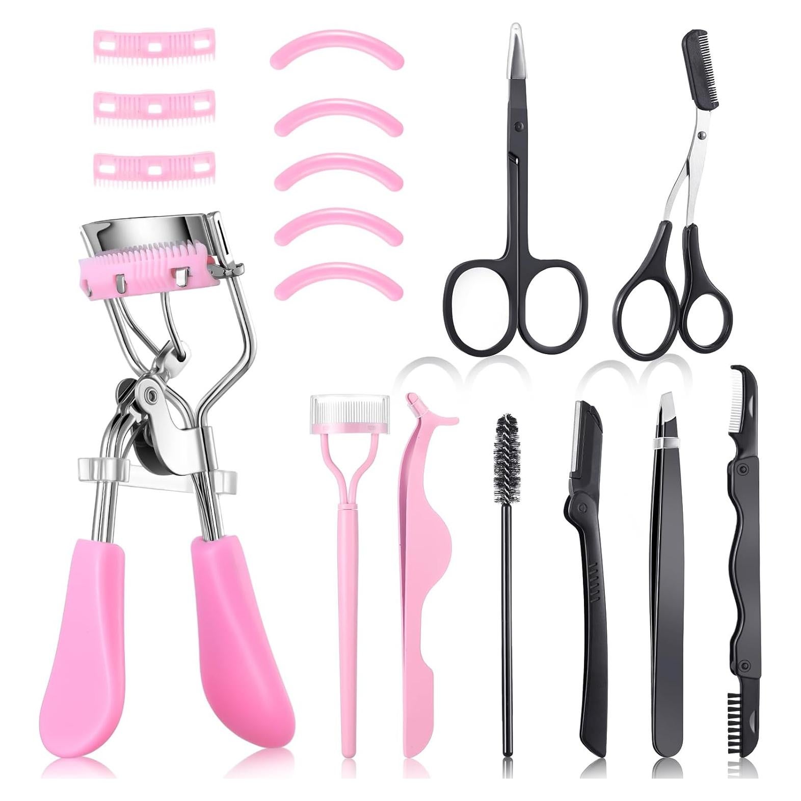 Kit de Rizador de Pestañas 17 Piezas Bencailor Rosa