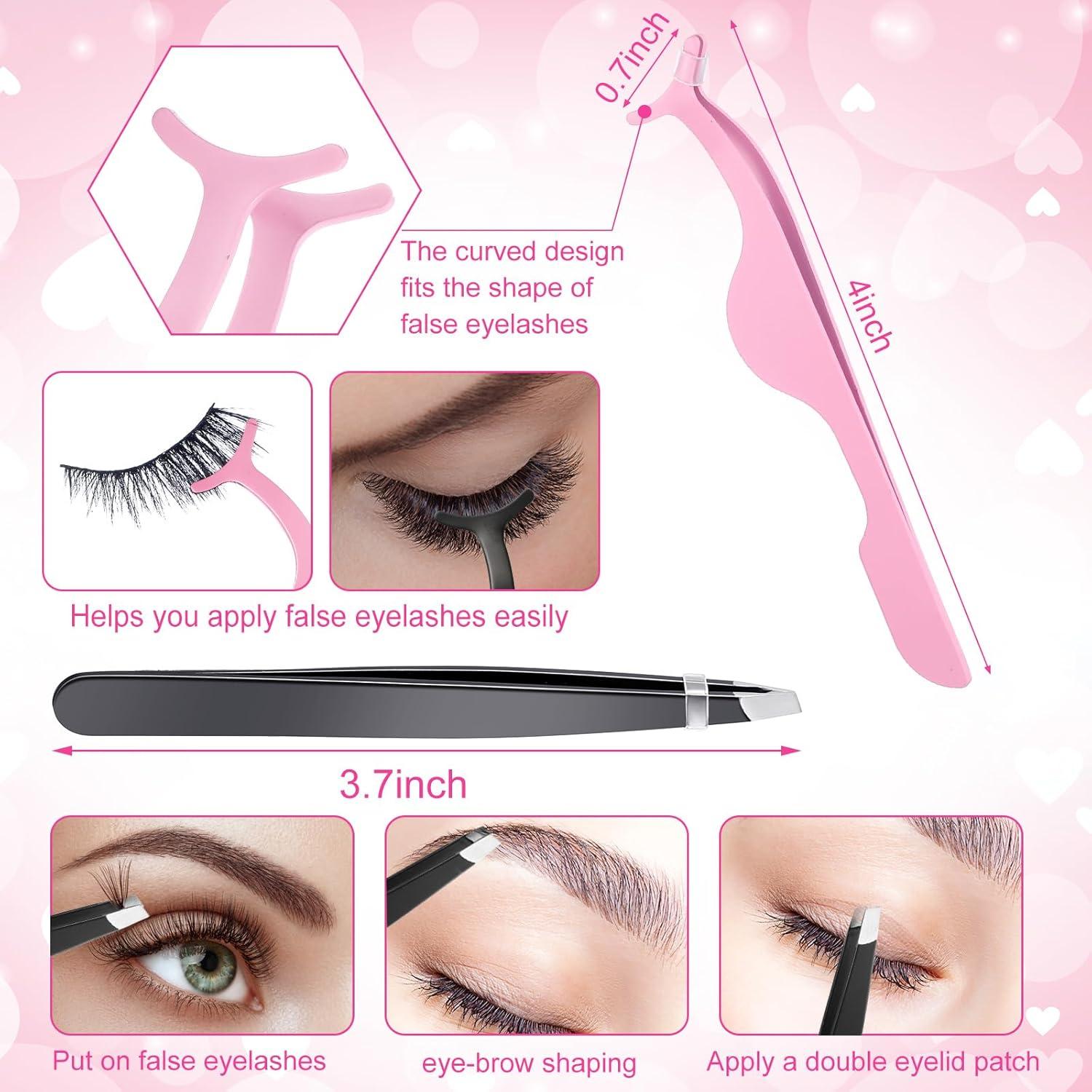 Kit de Rizador de Pestañas 17 Piezas Bencailor Rosa