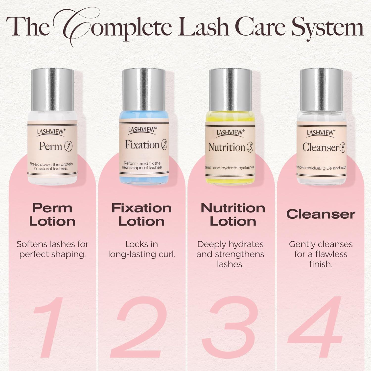 Kit de Elevación de Pestañas LASHVIEW - Rizado Semi-Permanente