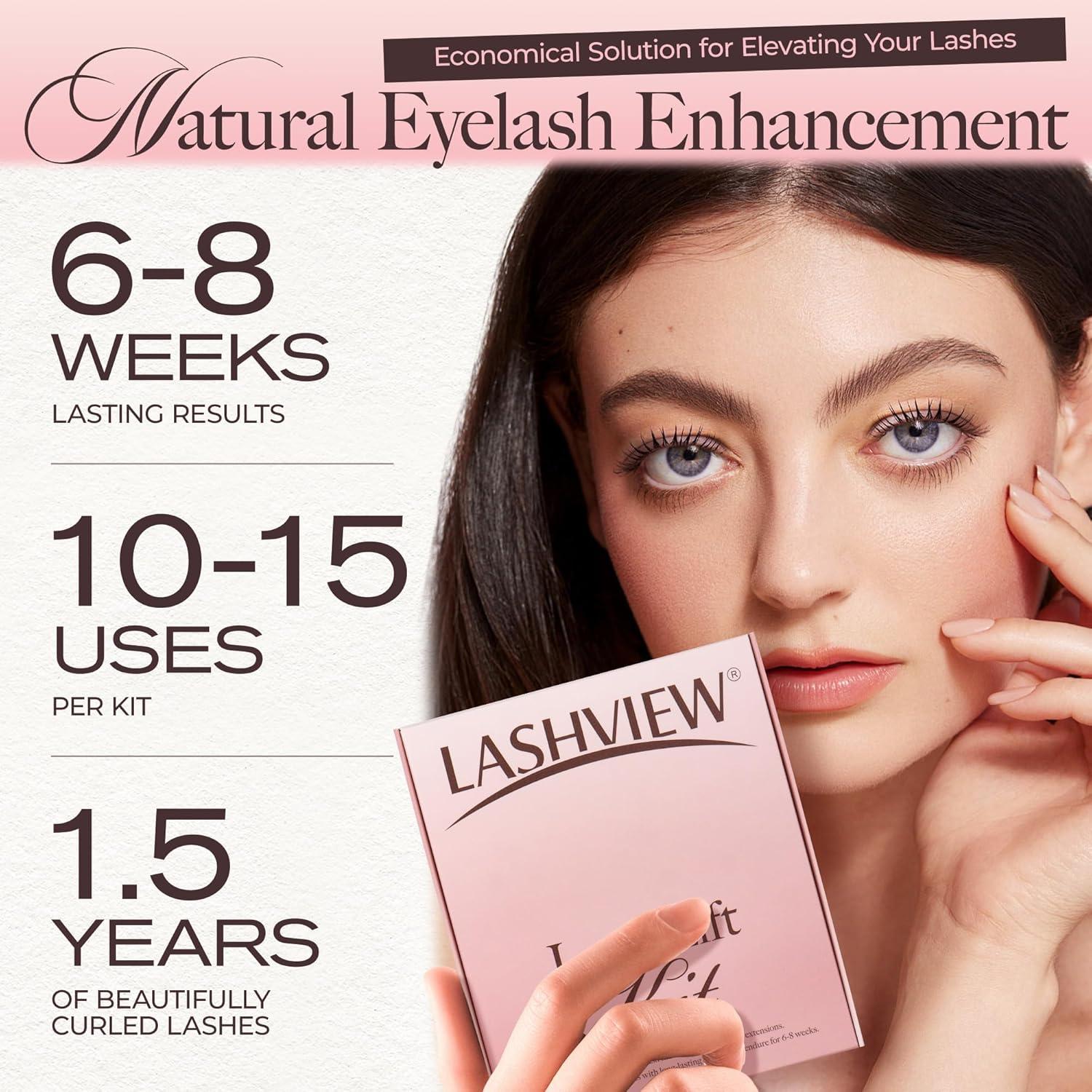Kit de Elevación de Pestañas LASHVIEW - Rizado Semi-Permanente