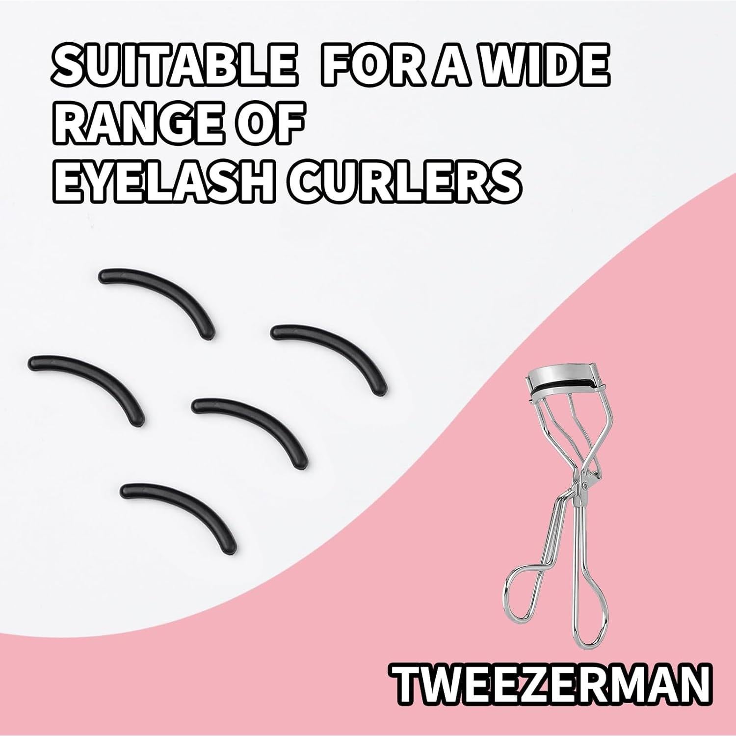 48 Almohadillas de Silicona para Rizador de Pestañas Tweezerman