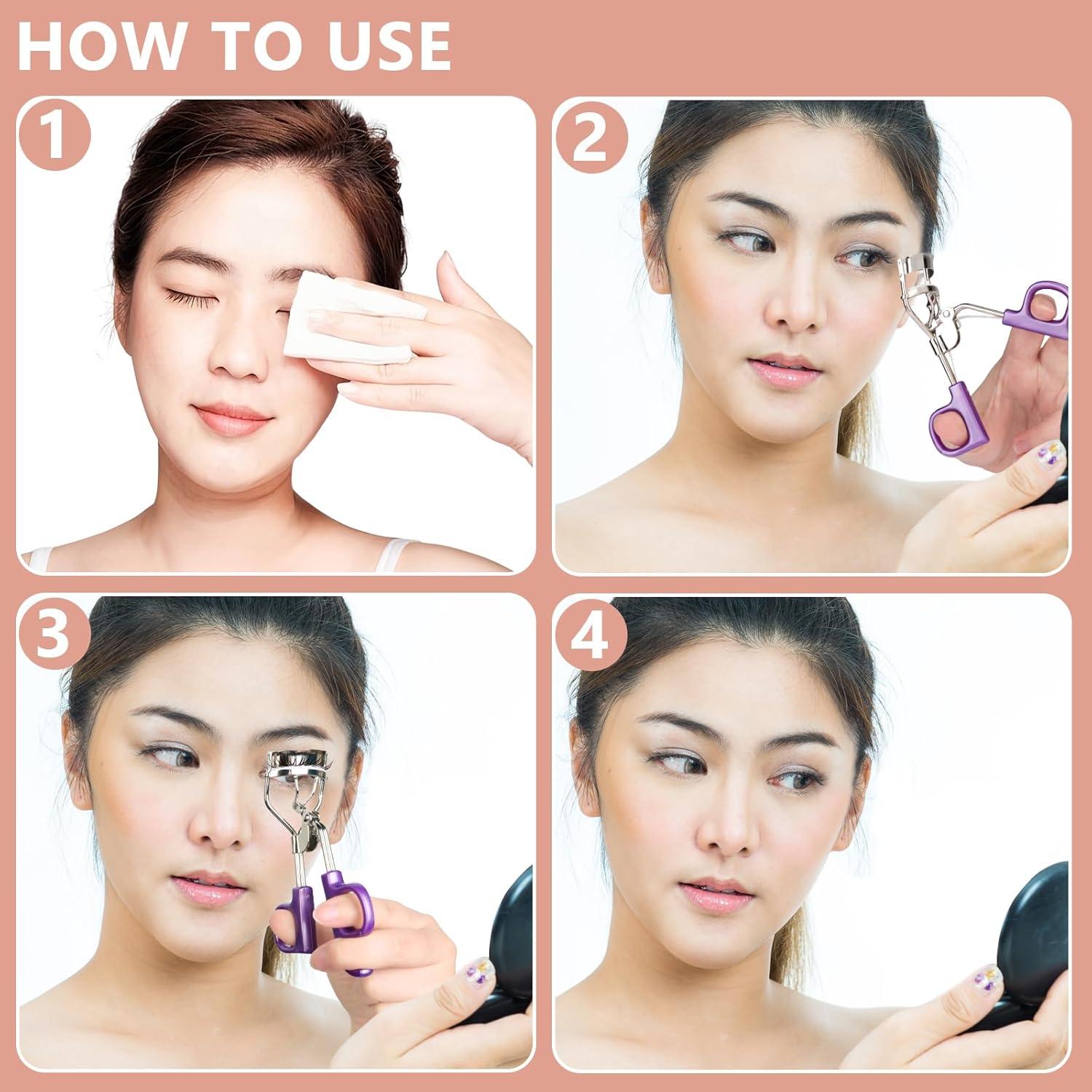 Set de 3 Rizadores de Pestañas Henduoren con Almohadillas