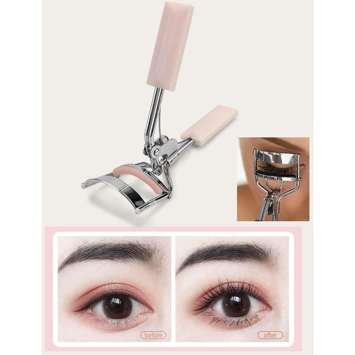 Juego de rizador y peine de pestañas 4 In Love - Rosa