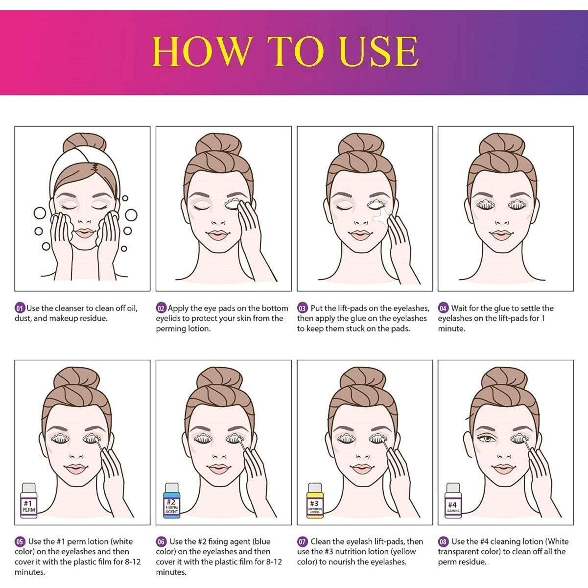 Kit de Elevación de Pestañas SUPGUDER - Permanente y Extensiones