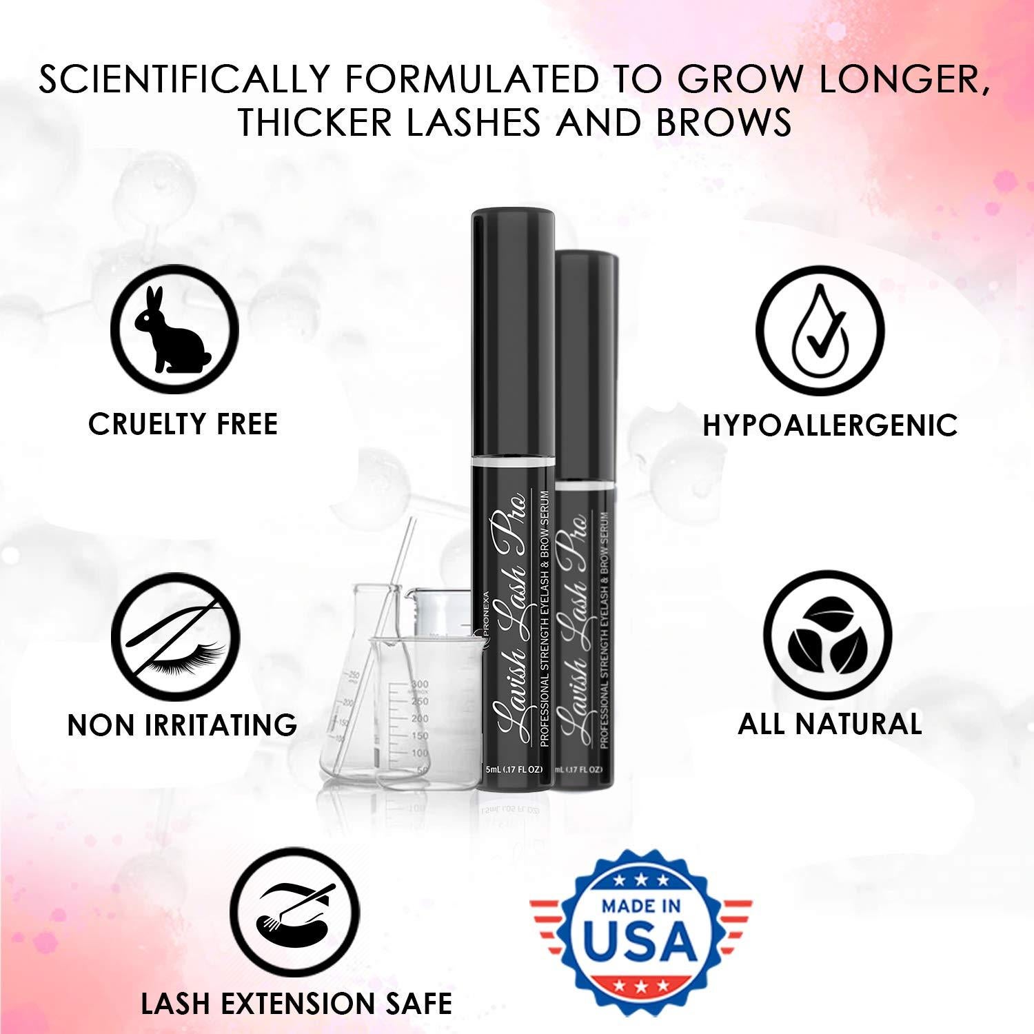 Sérum de Crecimiento de Pestañas y Cejas Lavish Lash Pro 5mL