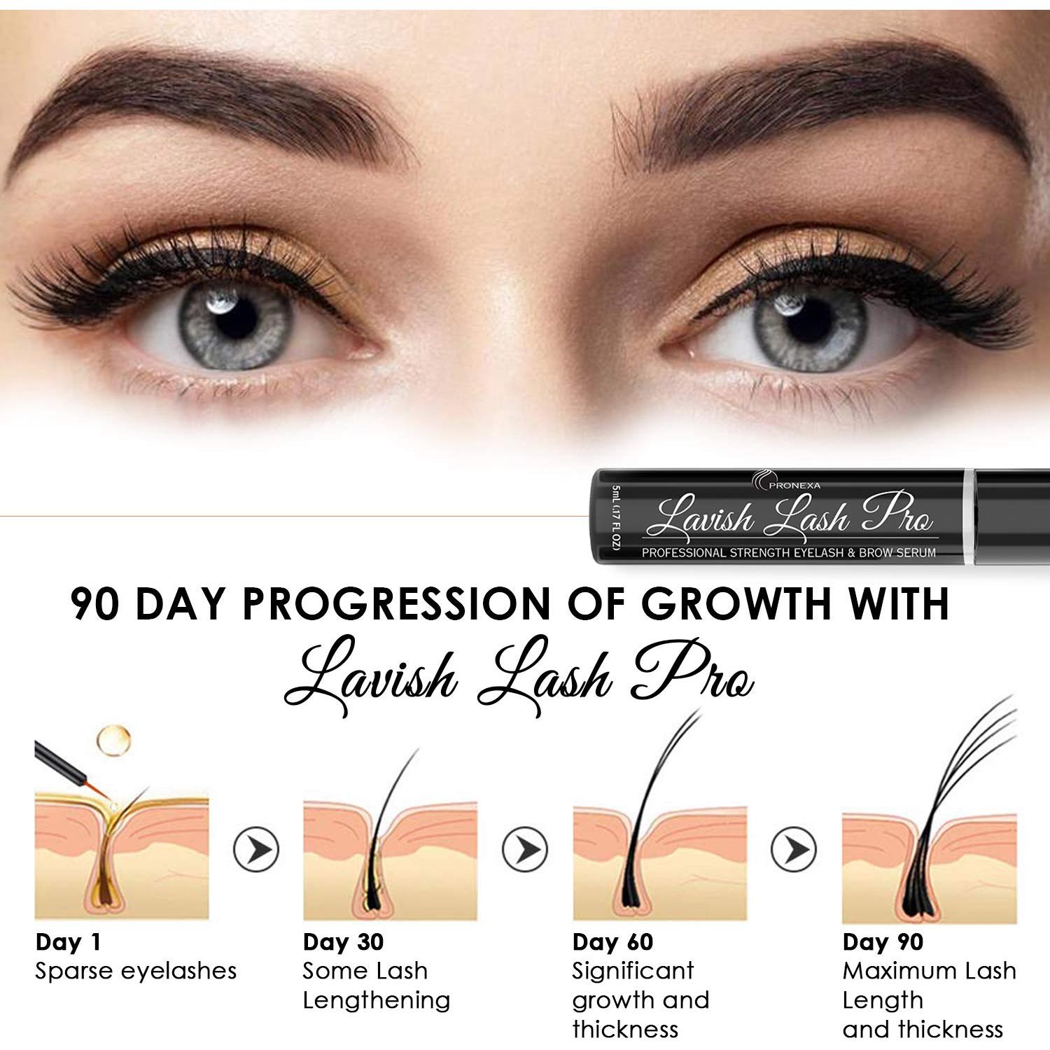 Sérum de Crecimiento de Pestañas y Cejas Lavish Lash Pro 5mL