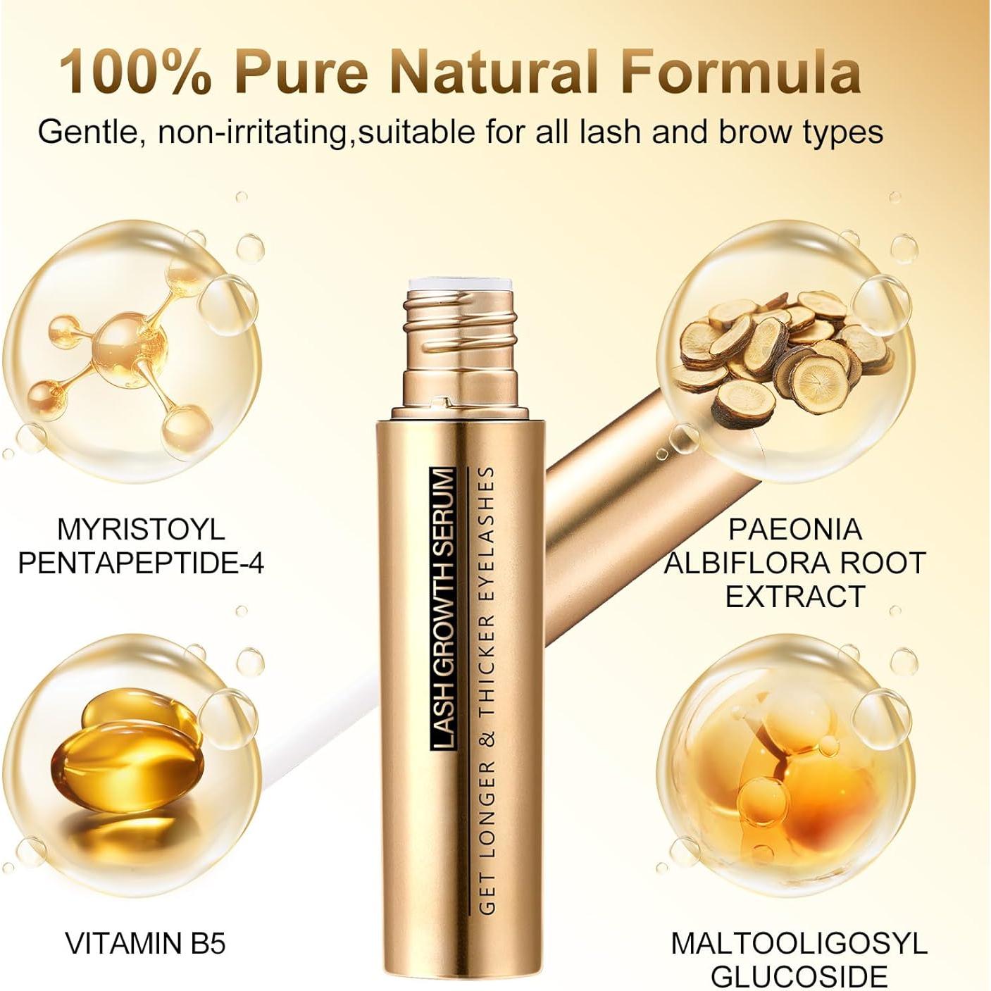 Suero Natural para Crecimiento de Pestañas NAILKISS 10.91cm