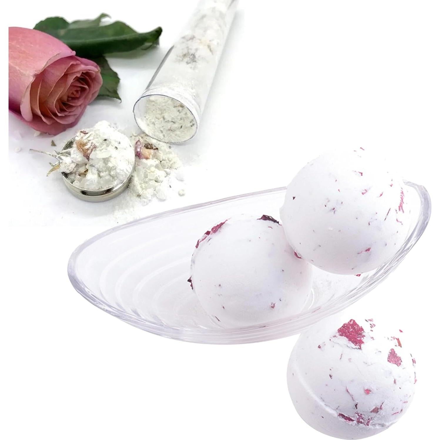 Juego de Bombas de Baño Fumgranth Leche de Rosa 132g