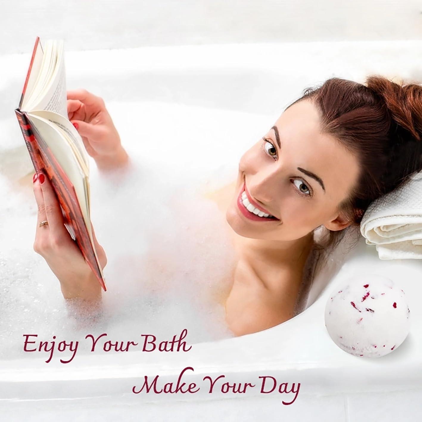 Juego de Bombas de Baño Fumgranth Leche de Rosa 132g