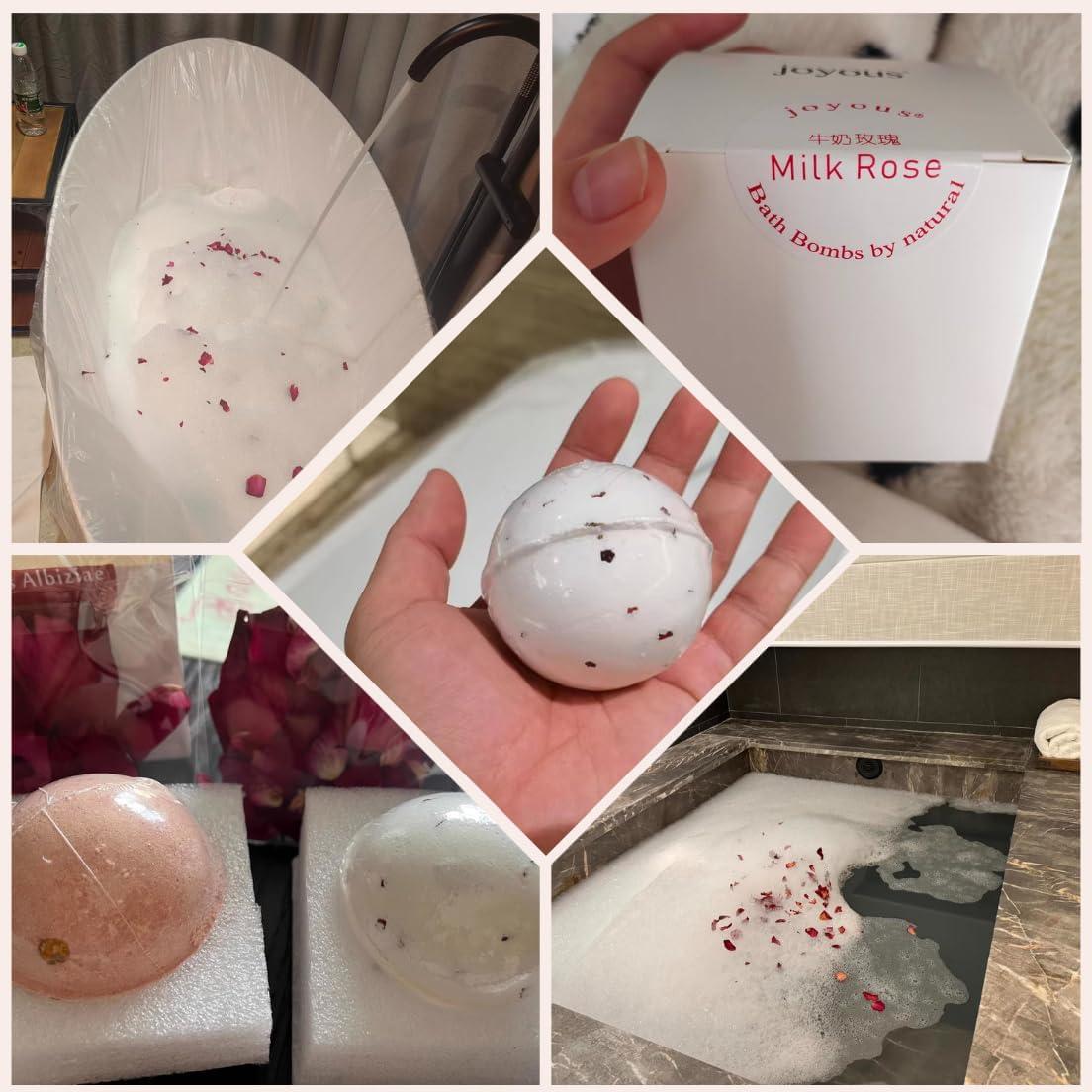 Juego de Bombas de Baño Fumgranth Leche de Rosa 132g