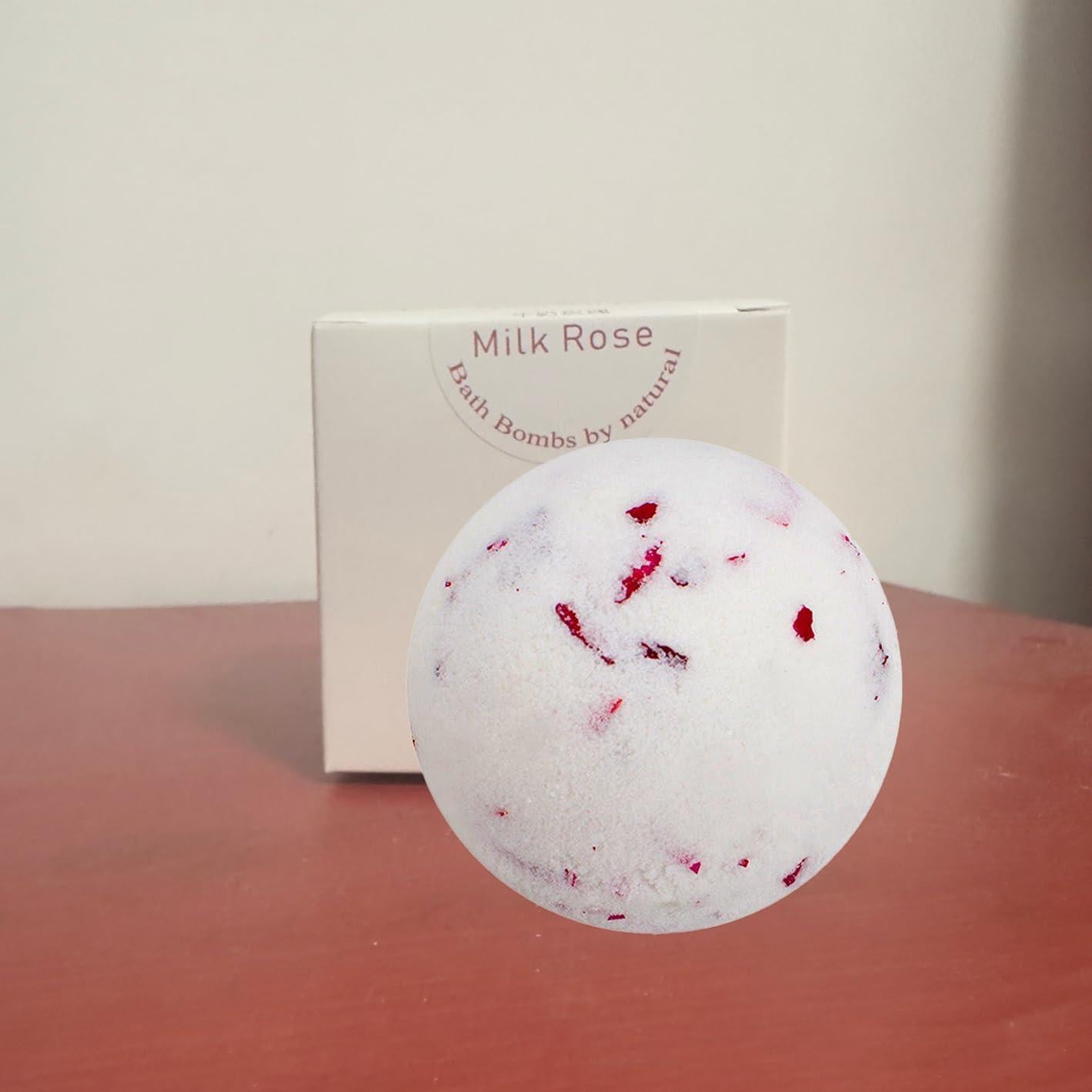 Juego de Bombas de Baño Fumgranth Leche de Rosa 132g