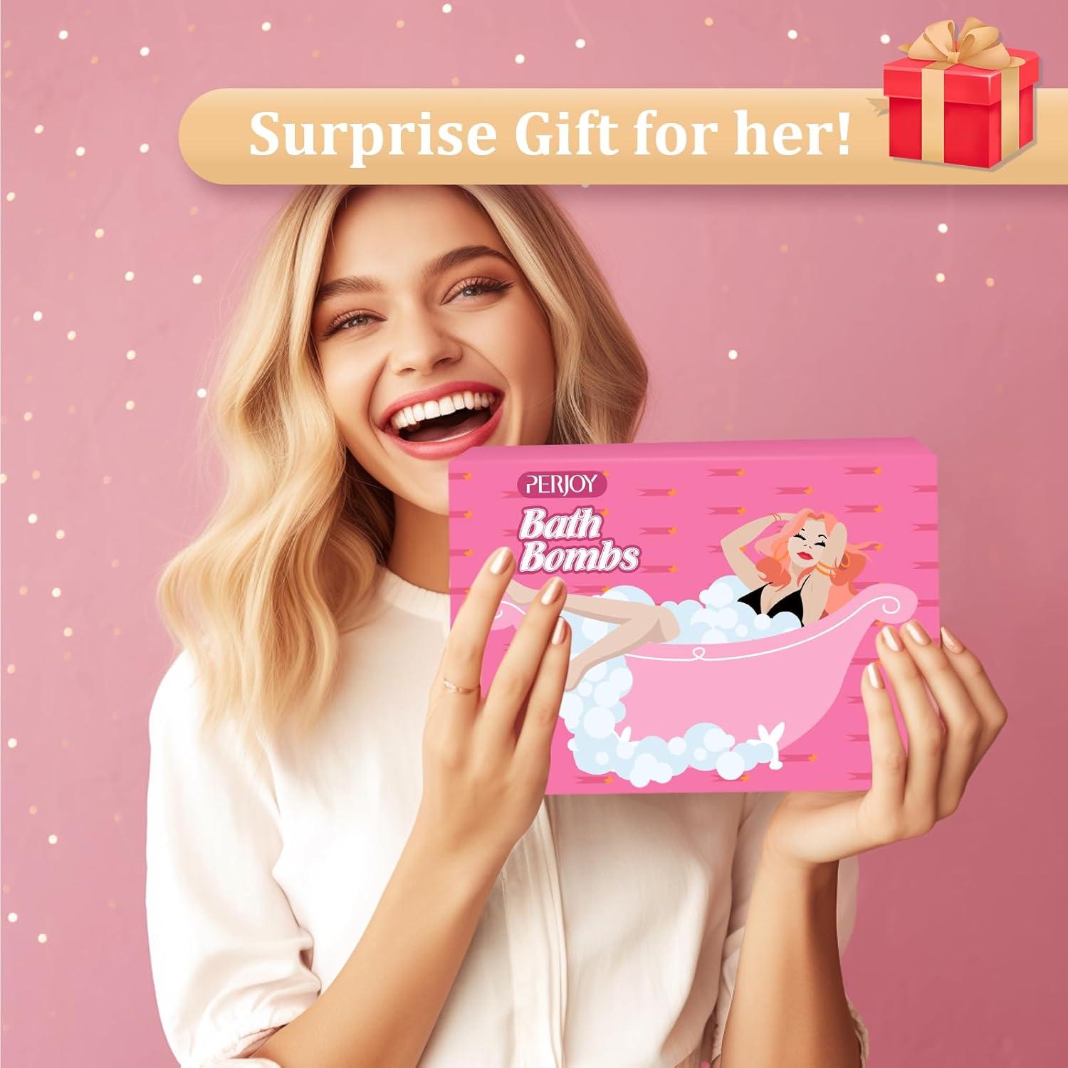 Set de 8 Bombas de Baño Orgánicas Perjoy - Regalos para Mujeres