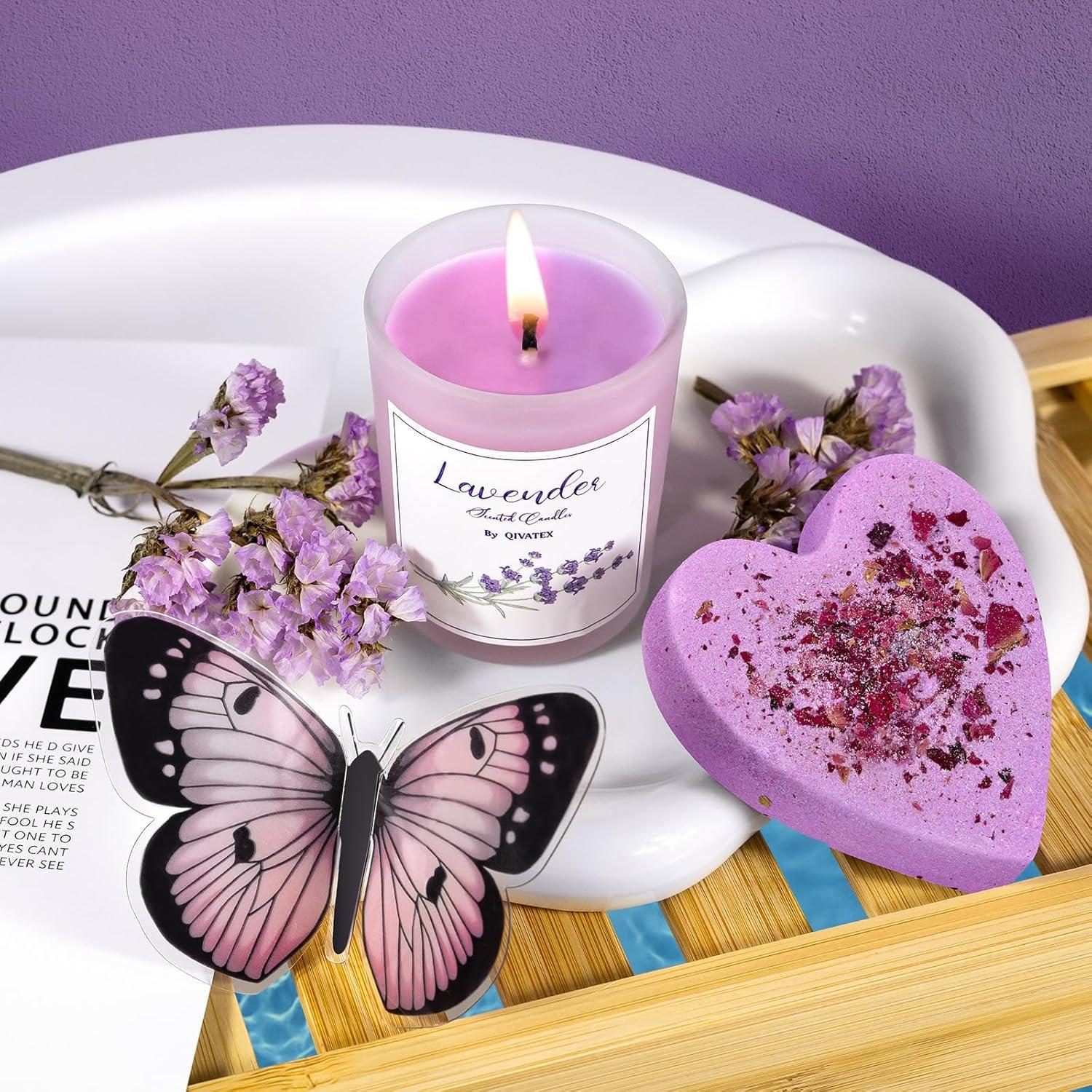 Set de Regalo de Baño Qivatex Lavanda - 6 Piezas