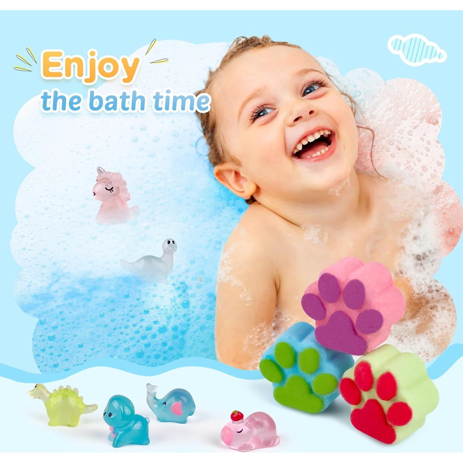 Set de 40 Bombas de Baño para Niños con Juguetes Sorpresa