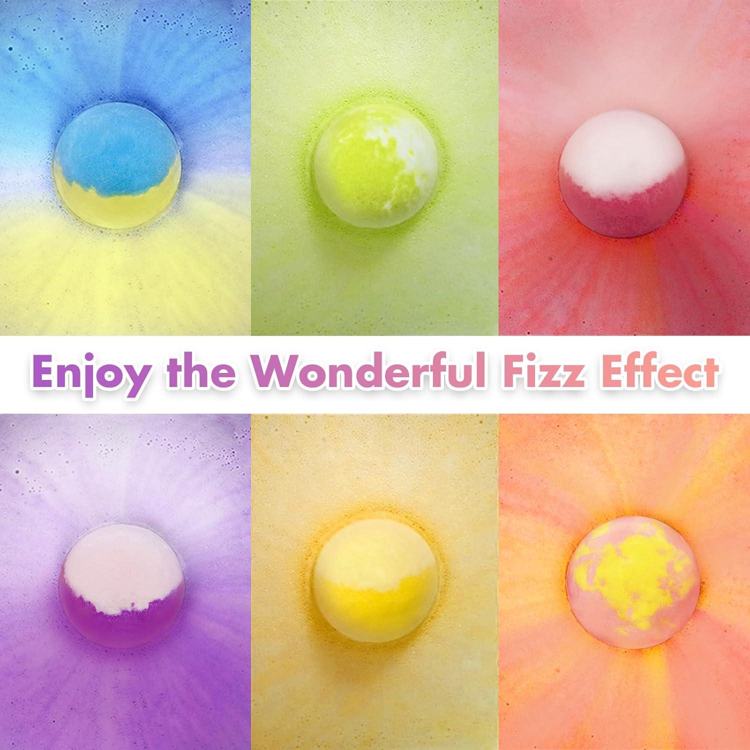 Set de 6 Bolas de Baño Unicornio Excalla con Joyería