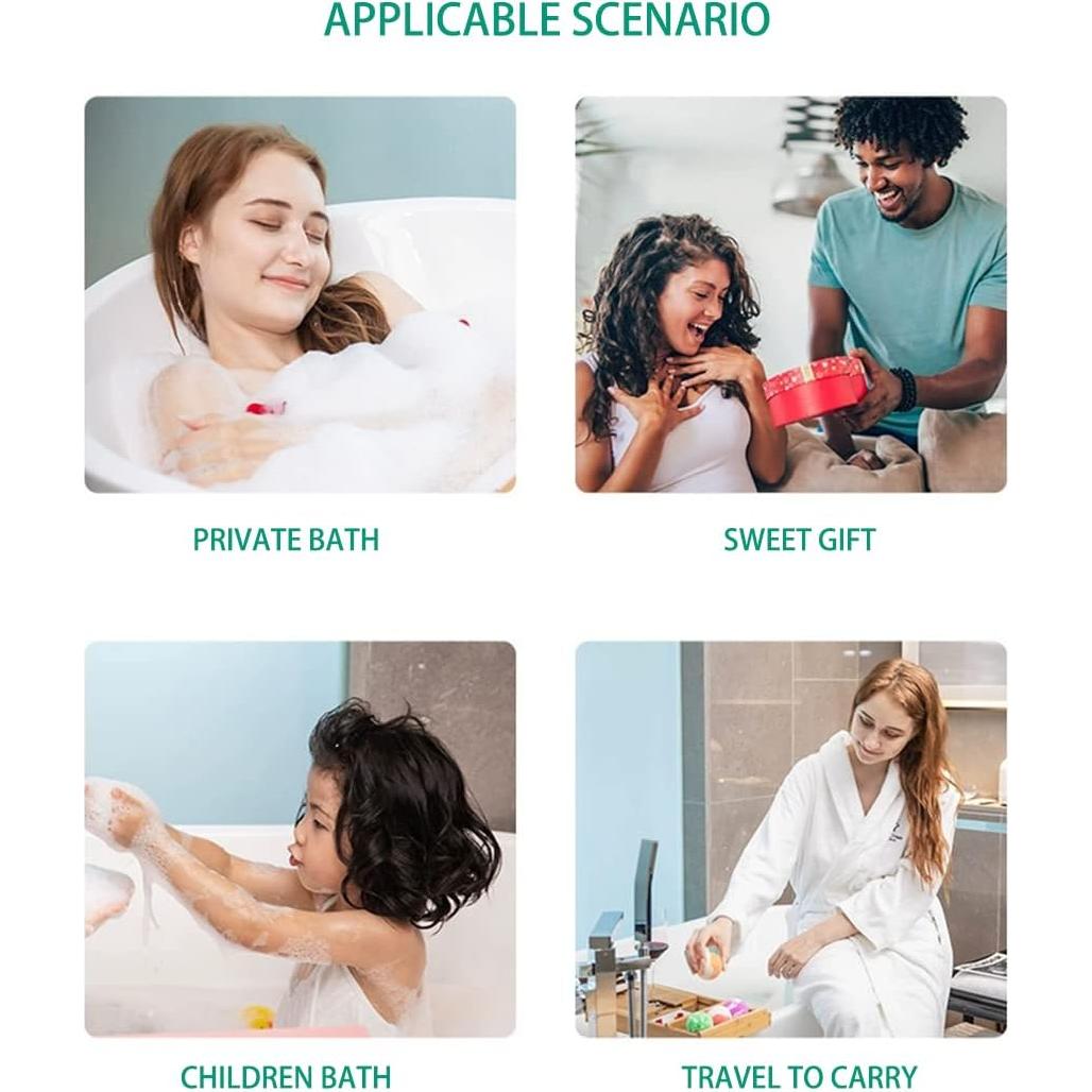Juego de Bombas de Baño Orgánicas LeapLife - 6 Aromas Naturales