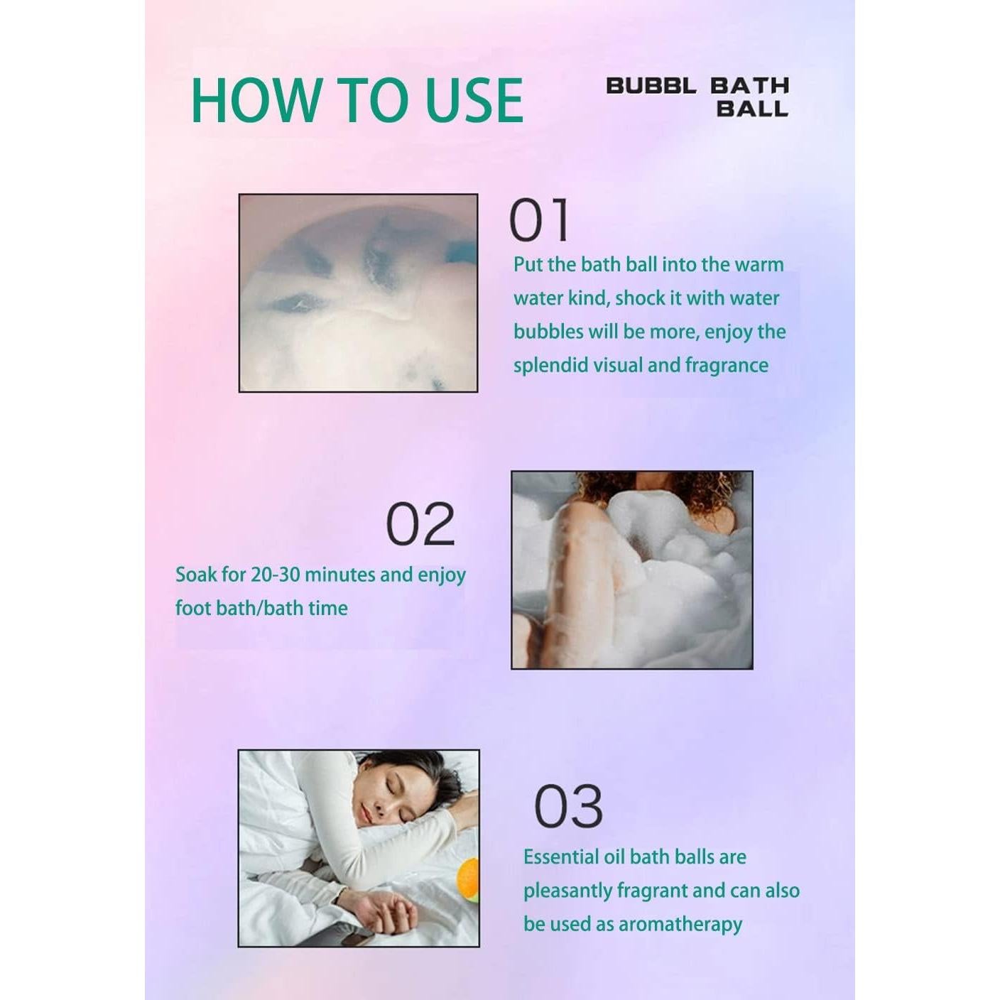 Juego de Bombas de Baño Orgánicas LeapLife - 6 Aromas Naturales