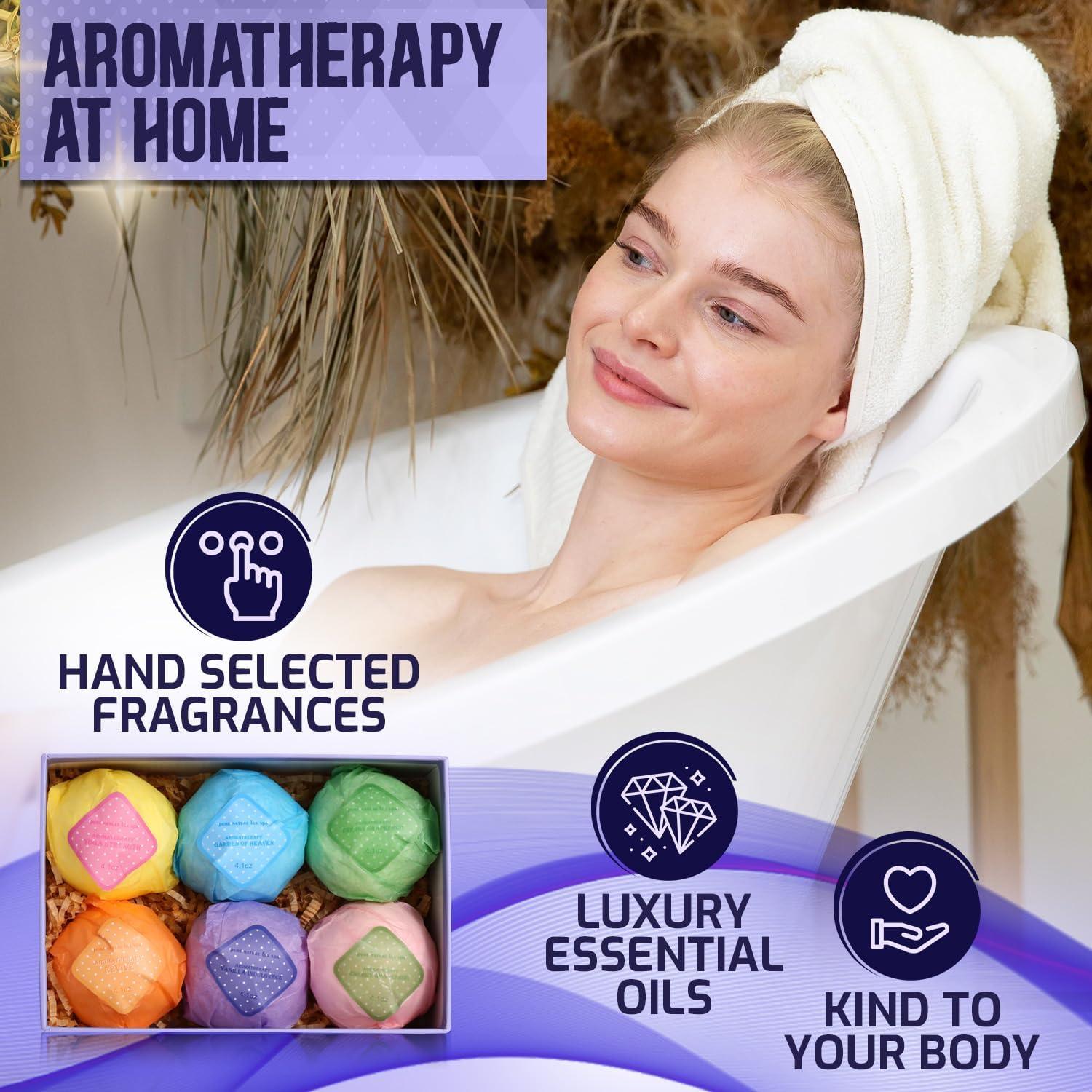 Juego de Bombas de Baño Pure Nature Lux Spa XXL 6 x 116 g