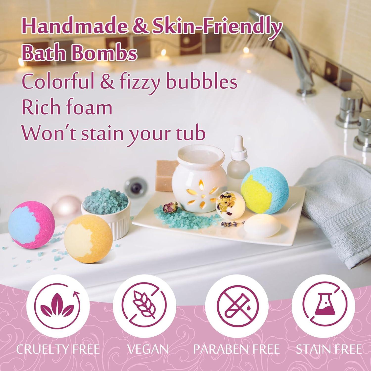 Set de 20 Bombas de Baño Lisotera con Aceites Esenciales