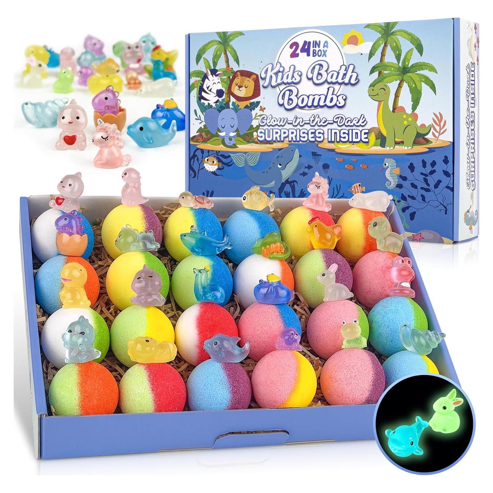 Bombas de Baño para Niños BYGGVIR - 24 Piezas Aromáticas