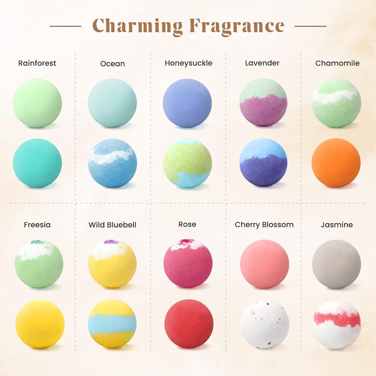 Juego de 40 Bombas de Baño ZenBombs - Hidratación Natural