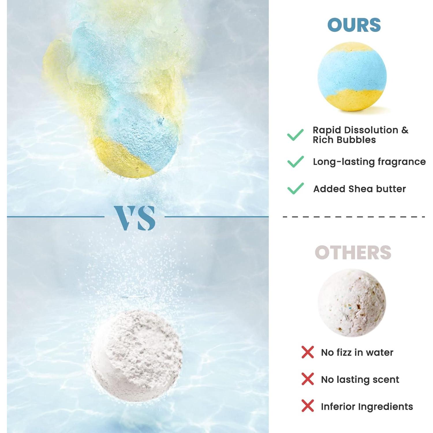 Juego de 40 Bombas de Baño ZenBombs - Hidratación Natural