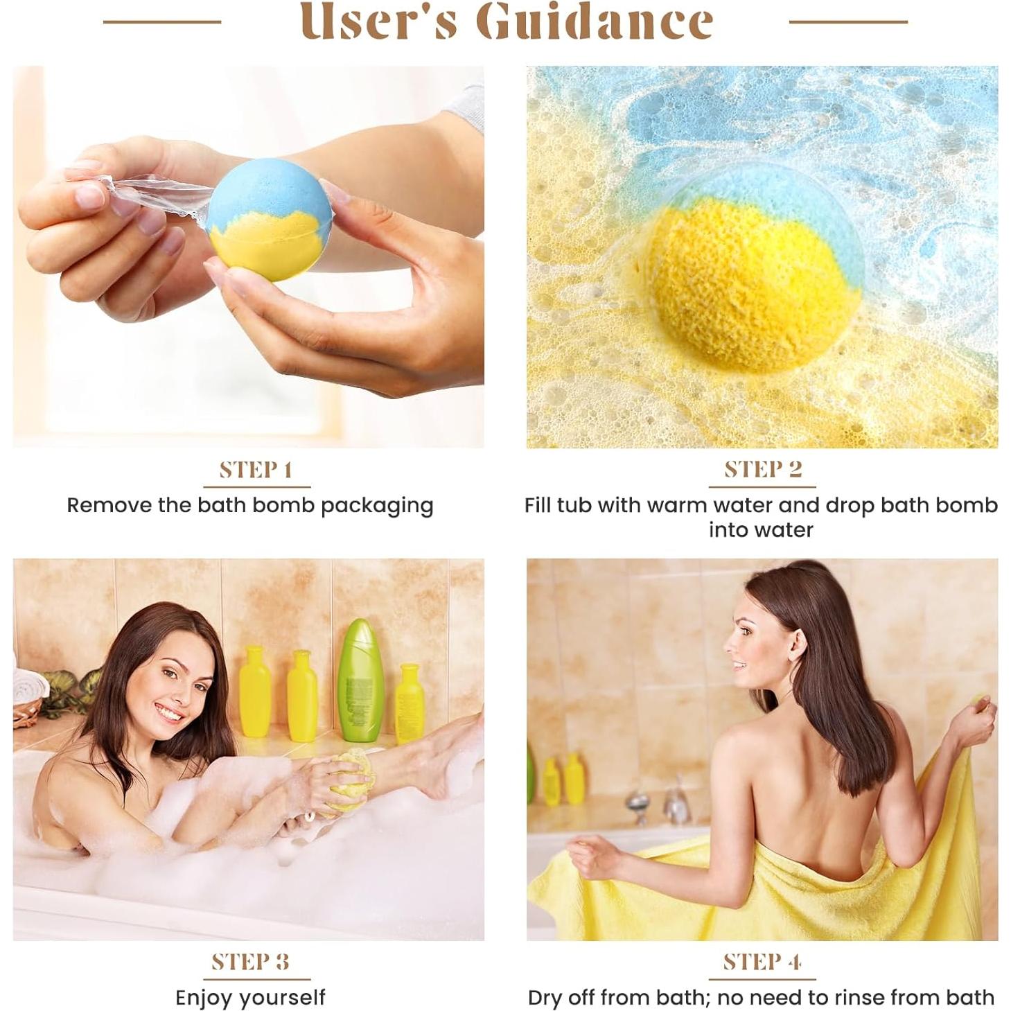 Juego de 40 Bombas de Baño ZenBombs - Hidratación Natural