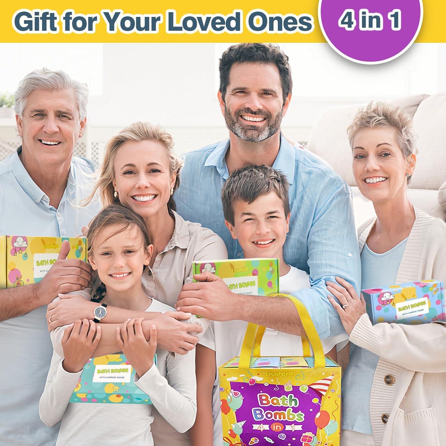 Set de 32 Bombas de Baño con Juguetes Sorpresa Lisotera