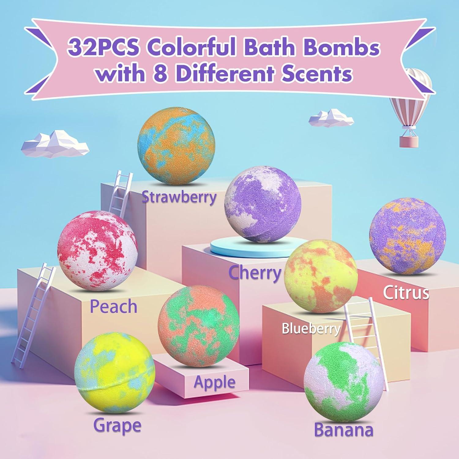 Set de 32 Bombas de Baño con Juguetes Sorpresa Lisotera