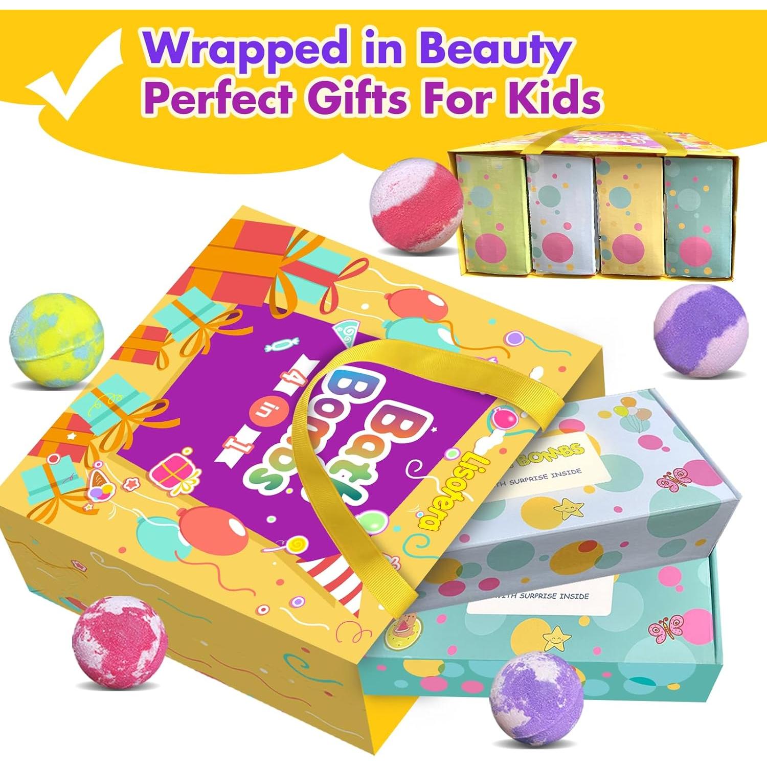 Set de 32 Bombas de Baño con Juguetes Sorpresa Lisotera