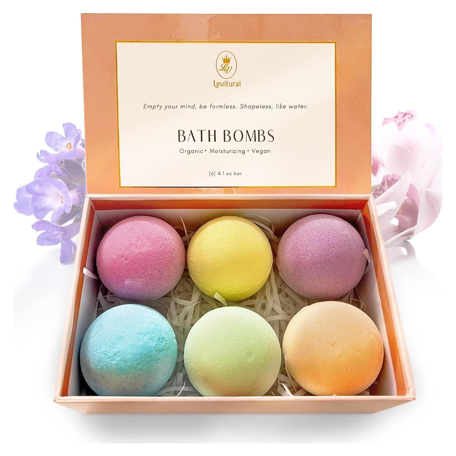 Juego de 6 Bombas de Baño Levitural - Aromaterapia Natural