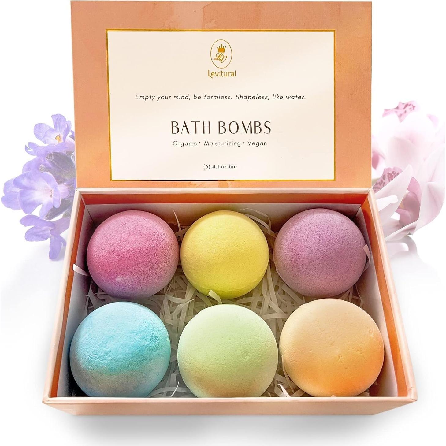 Juego de 6 Bombas de Baño Levitural - Aromaterapia Natural
