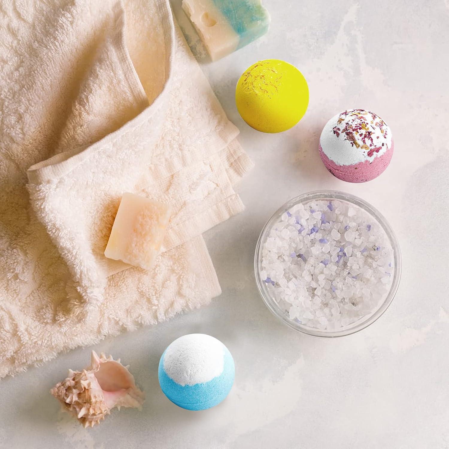 Juego de 12 Bombas de Baño Orgánicas Photken - Aromaterapia Natural