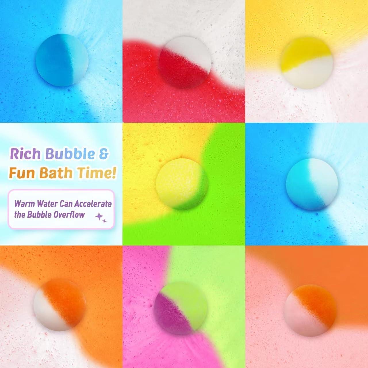 Set de 36 Bombas de Baño DOVIPE con Juguete Sorpresa