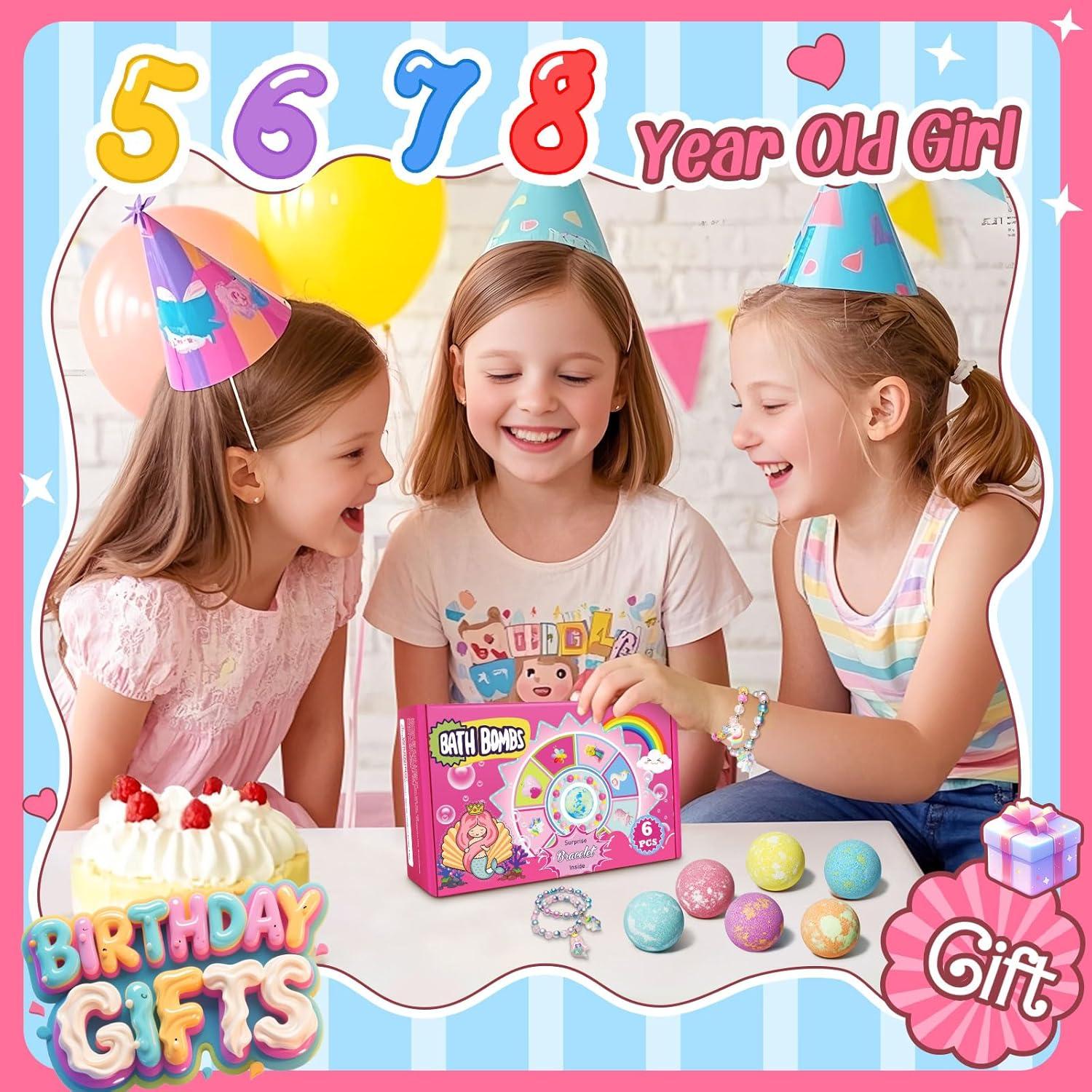 Bolas de Baño Unicornio Sanyi - 6 Unidades con Pulsera