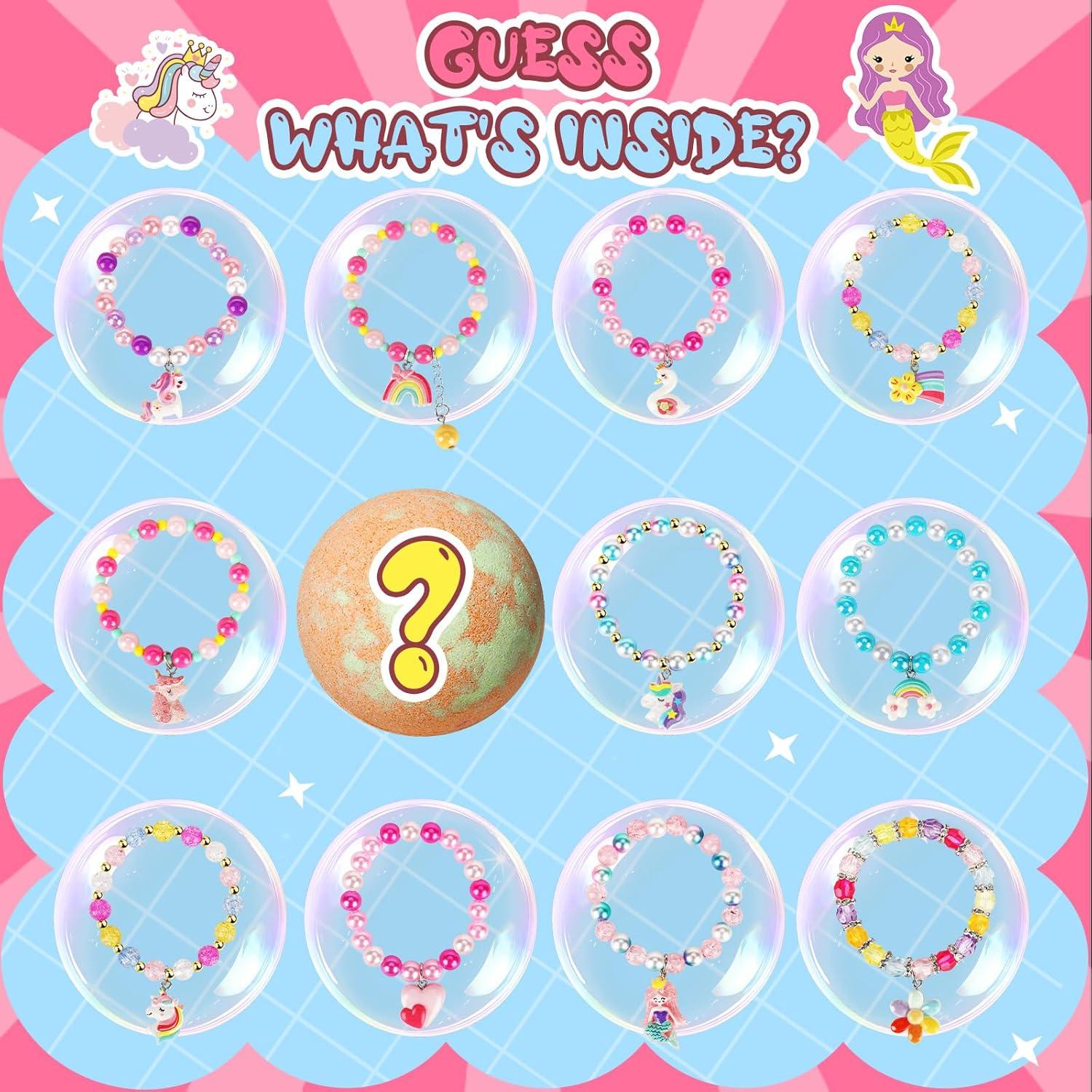 Bolas de Baño Unicornio Sanyi - 6 Unidades con Pulsera